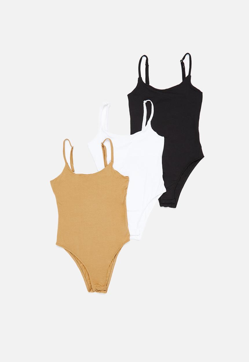 Superbalist - 3 Pack scoopneck with half shelf - multi