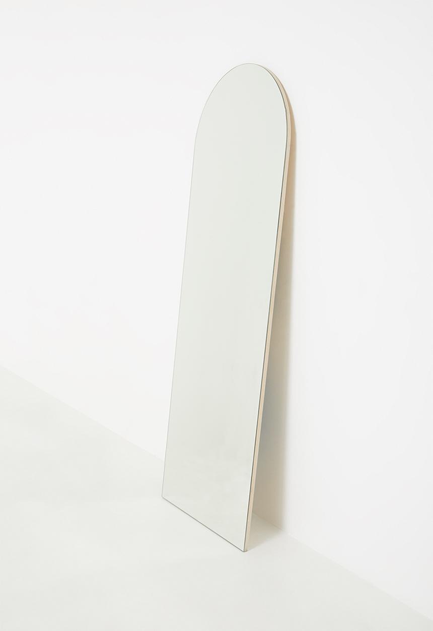 Native Decor - Arch leaning floor mirror - neutral 