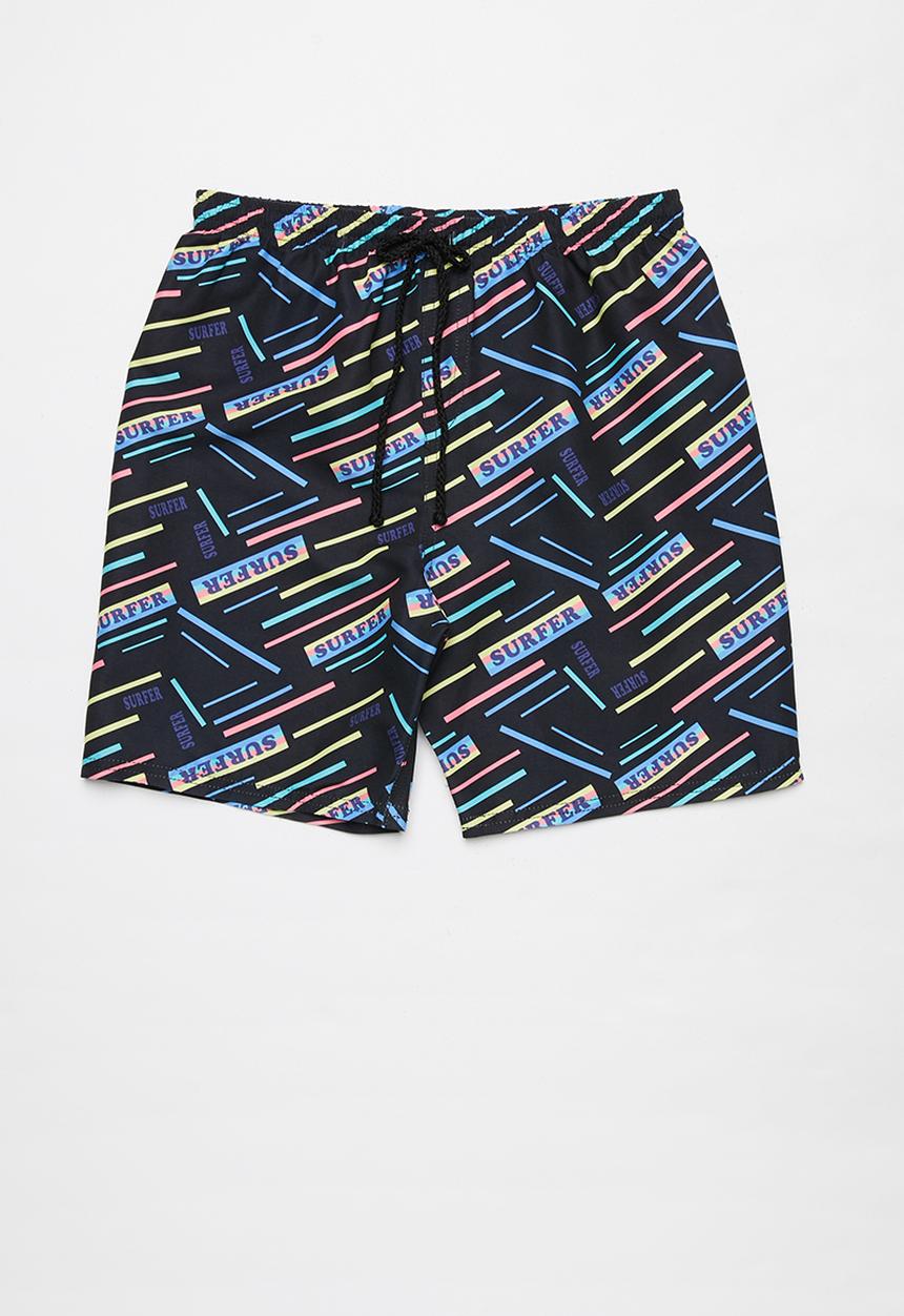 Rebel Republic - Tween boys board  shorts - multi