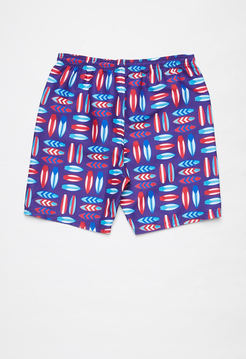 Rebel Republic - Tween boys printed board shorts - multi 
