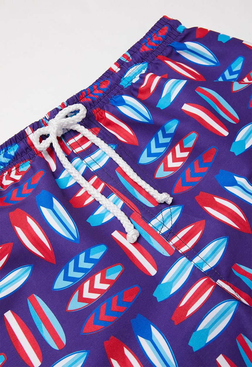 Rebel Republic - Tween boys printed board shorts - multi 