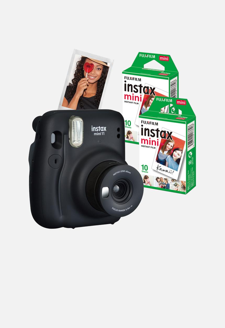 Instax mini 11 camera combo - charcoal