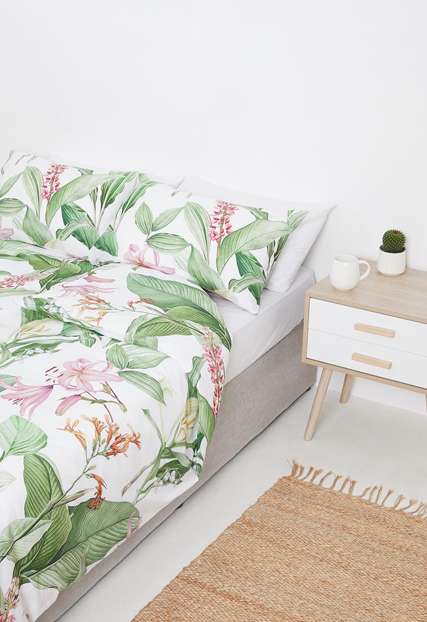 Sixth Floor - Botanical cotton digital print duvet cover - multi