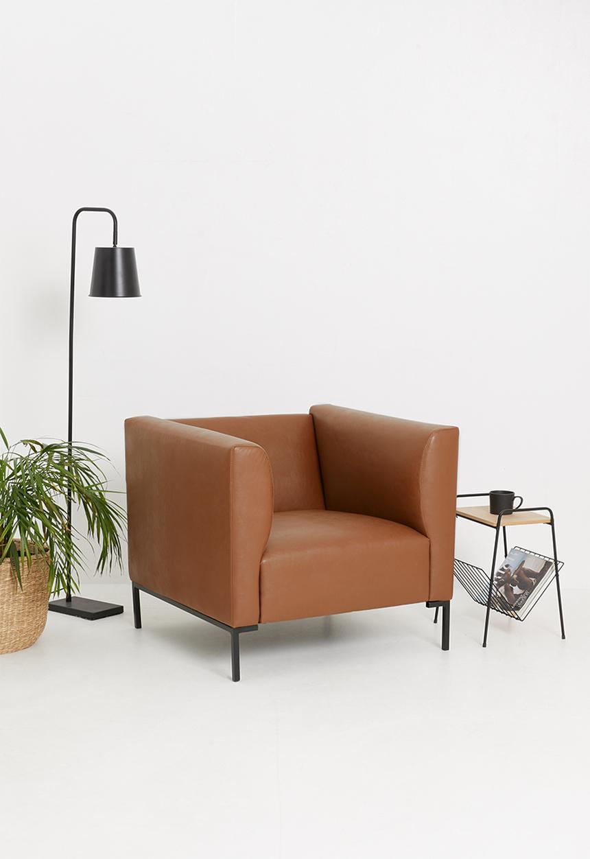 Sixth Floor - Aiden single seater - Tan PU