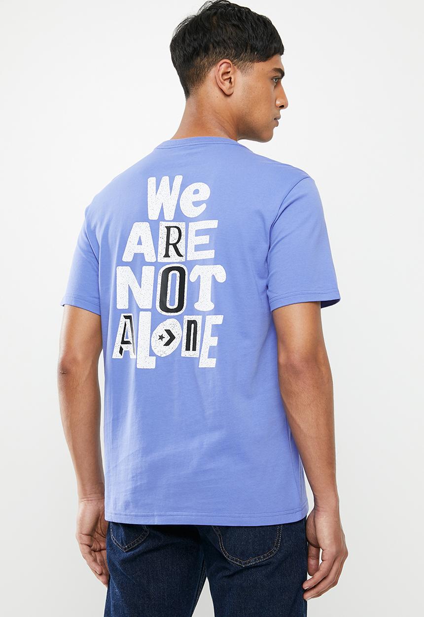 Converse - Converse not alone tee - blue 