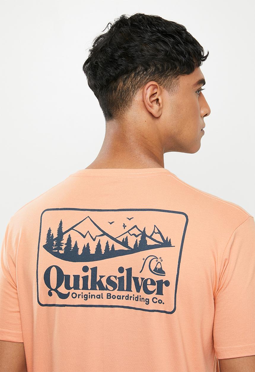 Quiksilver - Old habit short sleeve tee - orange 