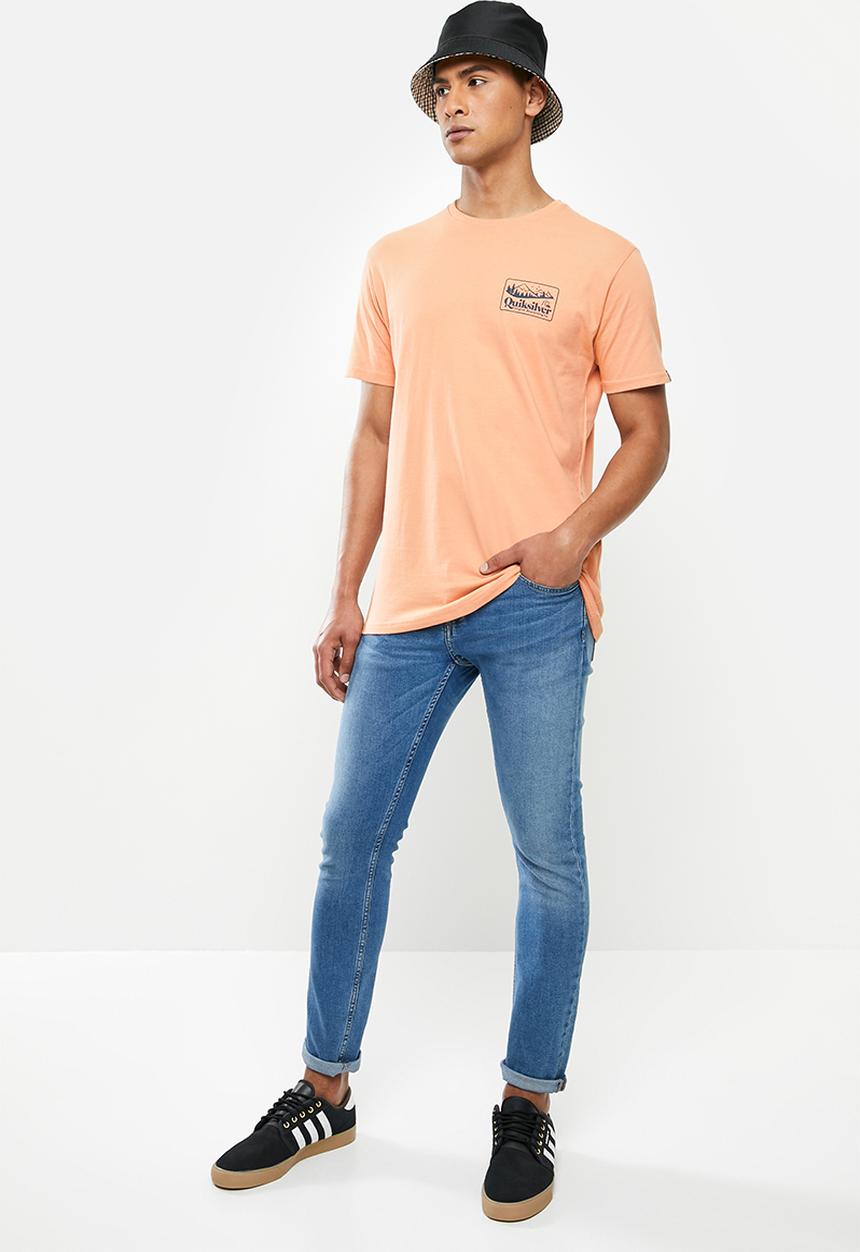 Quiksilver - Old habit short sleeve tee - orange 