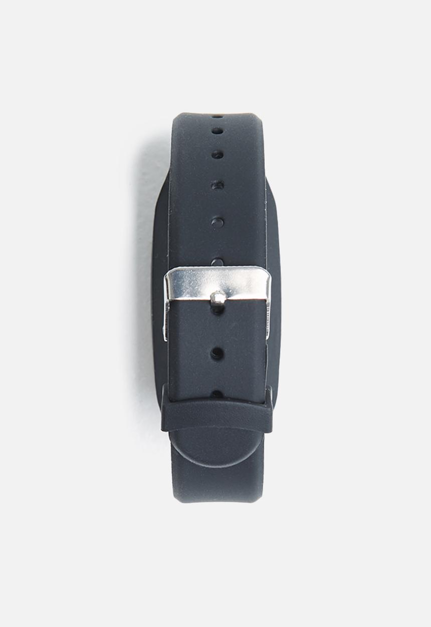 Rebel Republic - Pedometer watch - black