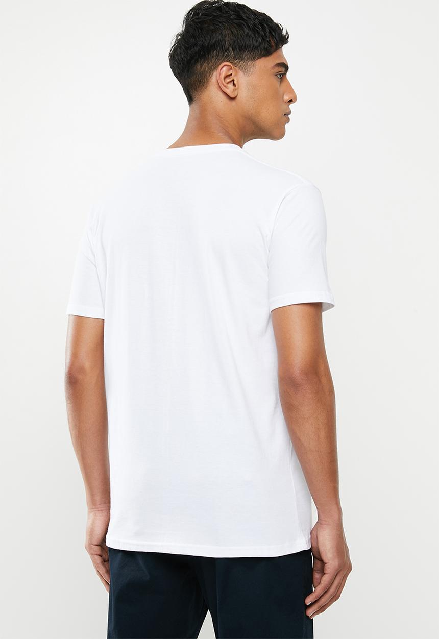 Quiksilver - Rear view short sleeve tee - white