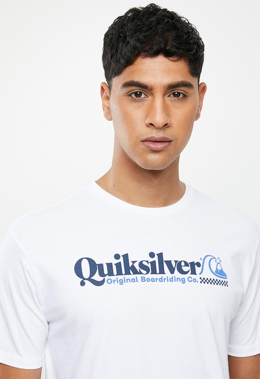 Quiksilver - Rear view short sleeve tee - white