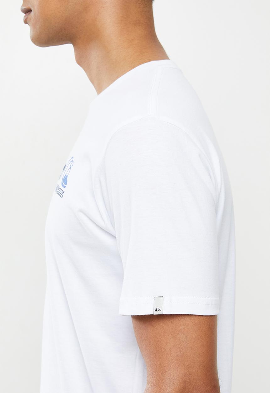 Quiksilver - Rear view short sleeve tee - white