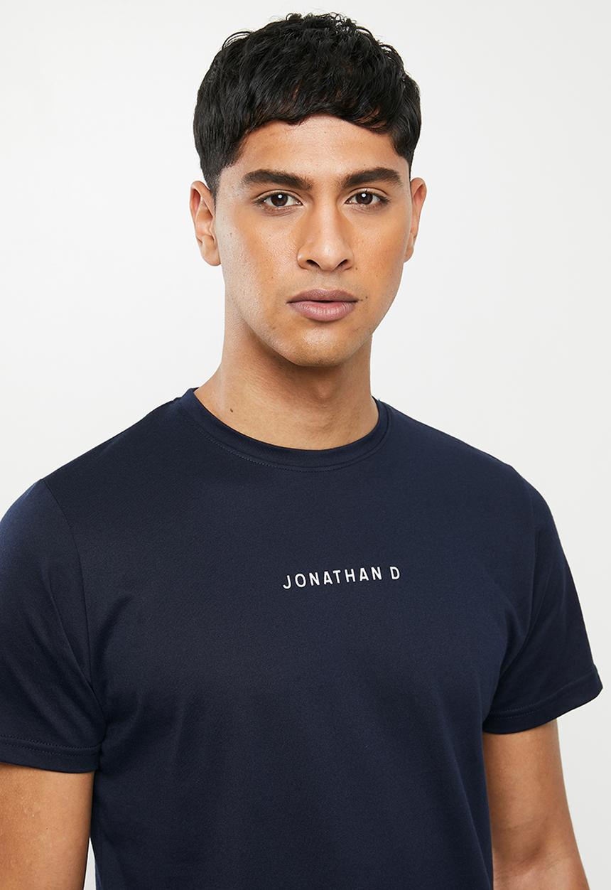 Jonathan D - Short sleeve crew neck tee - navy