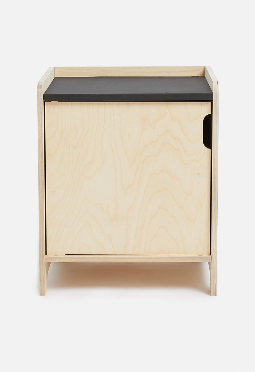 Emerging Creatives - Snap-fit bedside table - natural