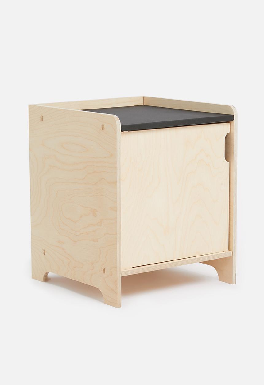 Emerging Creatives - Snap-fit bedside table - natural