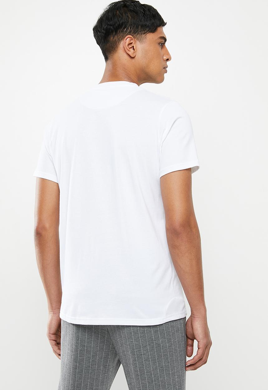 Jonathan D - Short sleeve crew neck tee - white