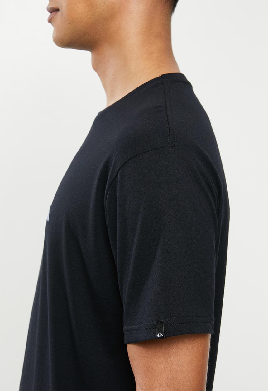 Quiksilver - Comp logo short sleeve tee - black
