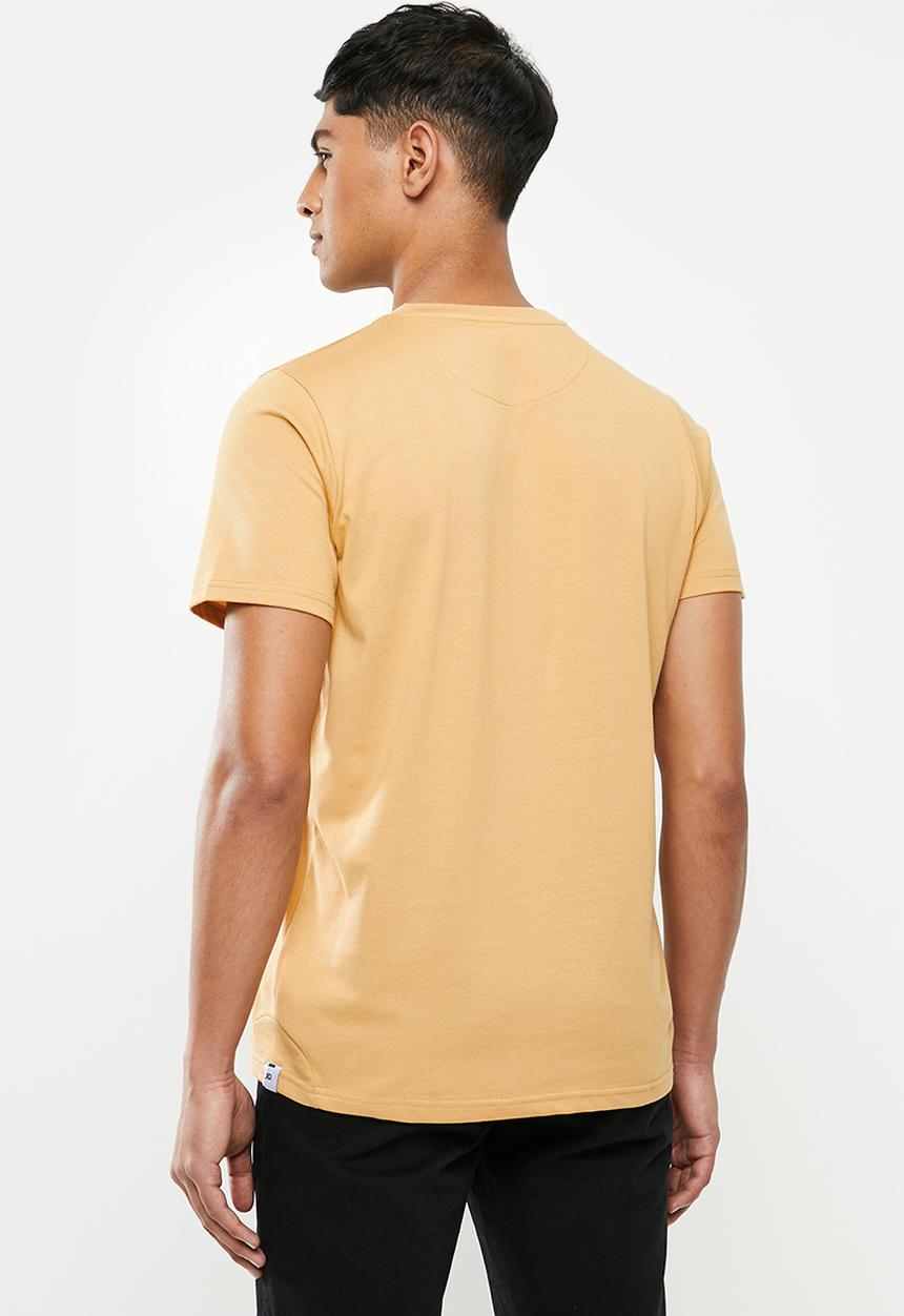 Jonathan D - Short sleeve crew neck tee - tan
