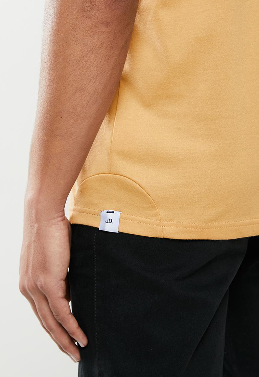 Jonathan D - Short sleeve crew neck tee - tan
