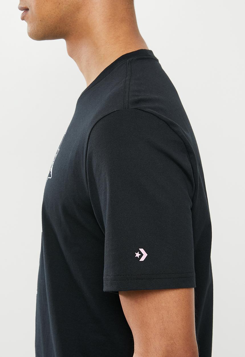 Converse - Converse palm print skull tee - black