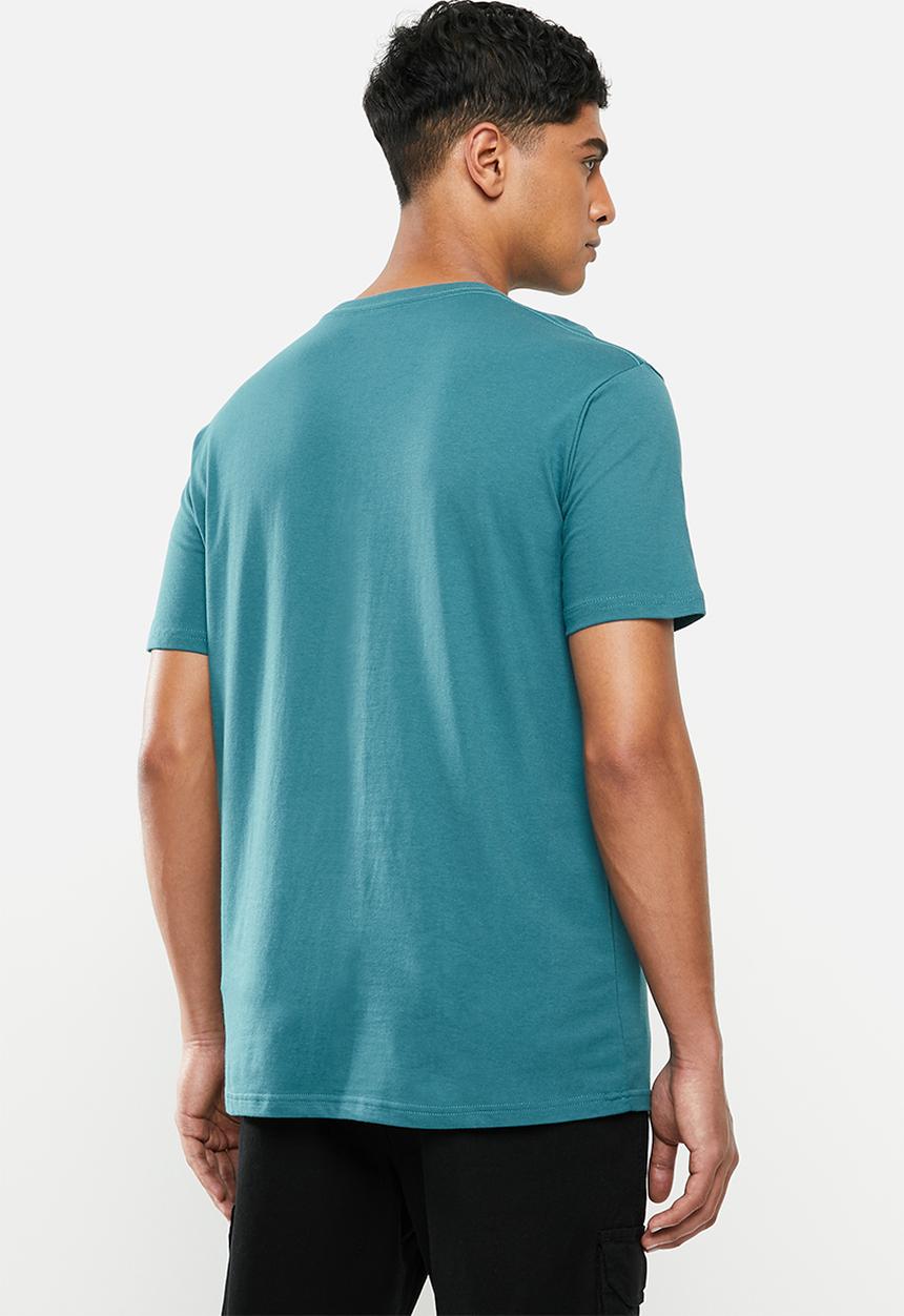 Quiksilver - Comp logo short sleeve tee - blue