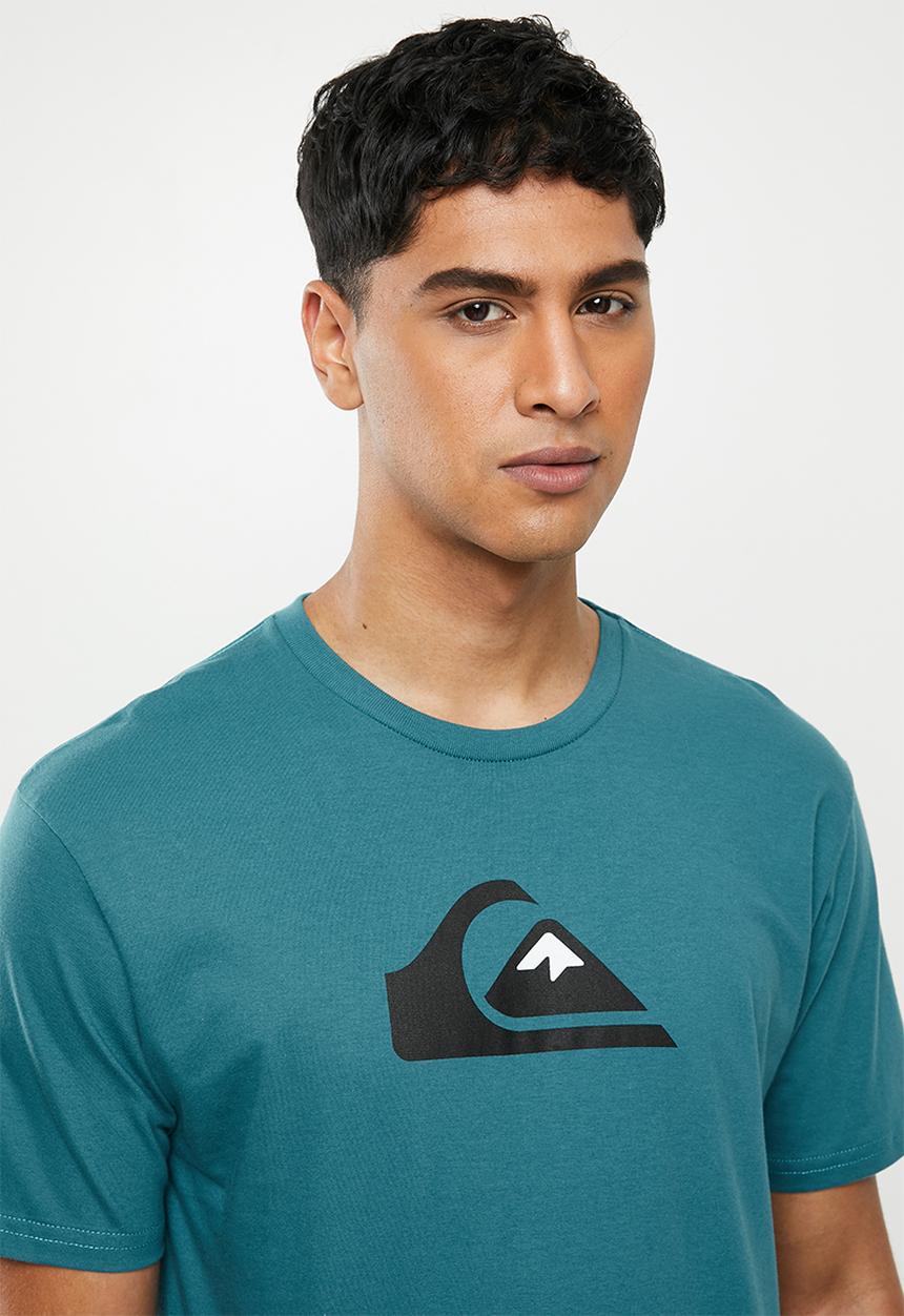 Quiksilver - Comp logo short sleeve tee - blue