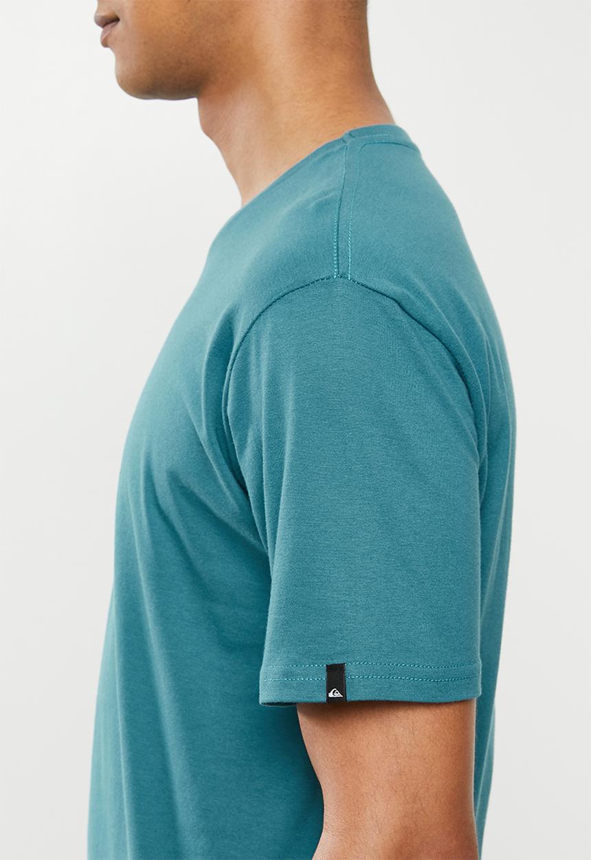 Quiksilver - Comp logo short sleeve tee - blue