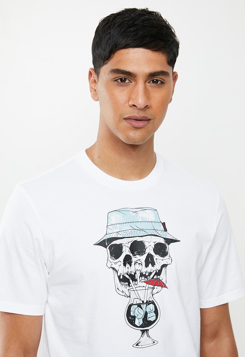 Converse - Converse palm print skull - white
