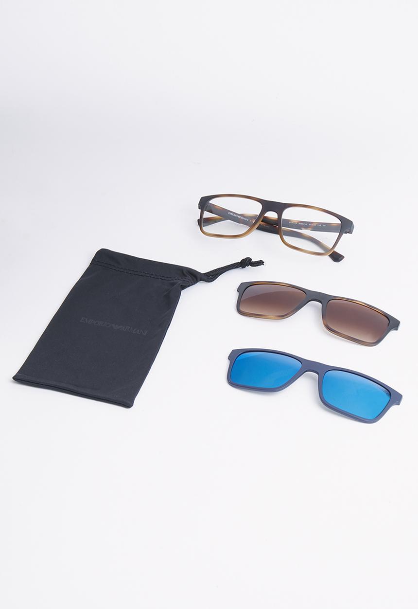 Emporio Armani - Twin lense set sunglasses 54mm - brown