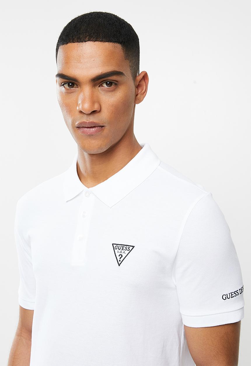 GUESS - Guess classic golfer -  white