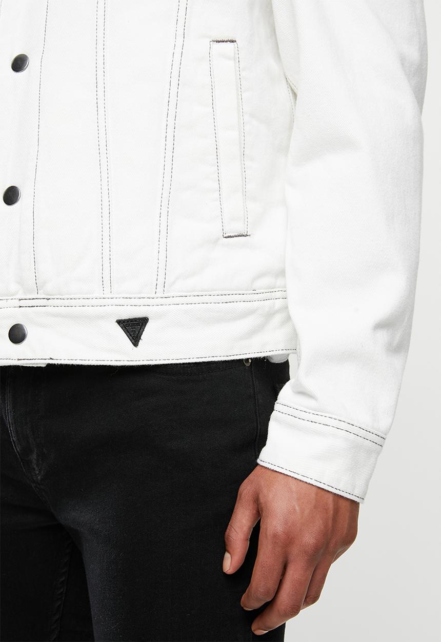 GUESS - Denim sherpa jackets - cream
