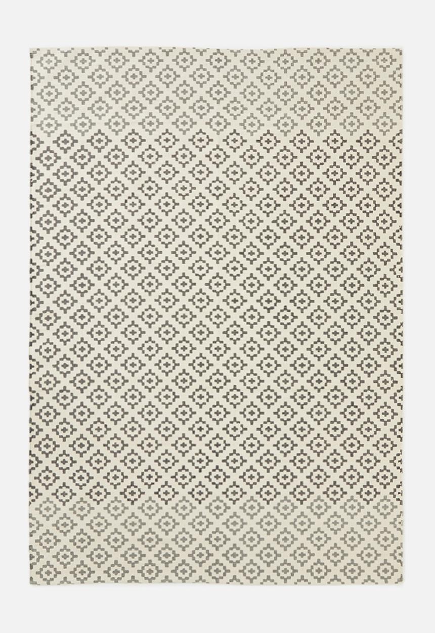 Sixth Floor - Hendesi printed rug - grey