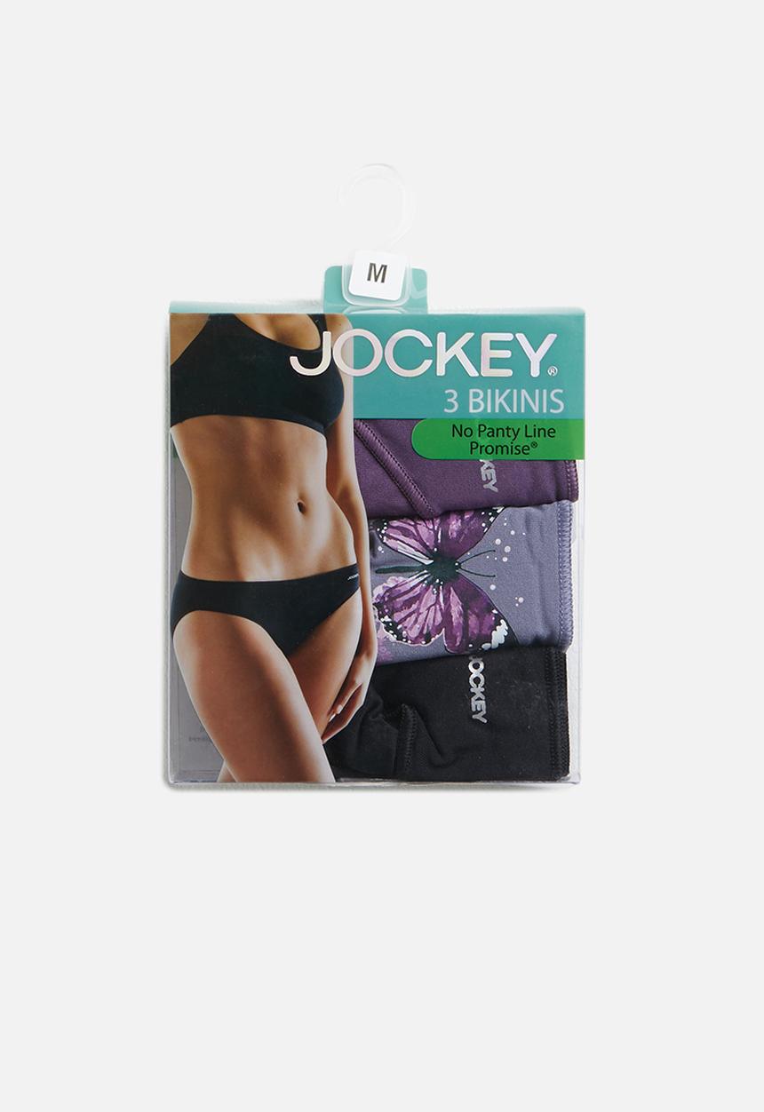 Jockey - 3 Pack no panty line bikini - multi 