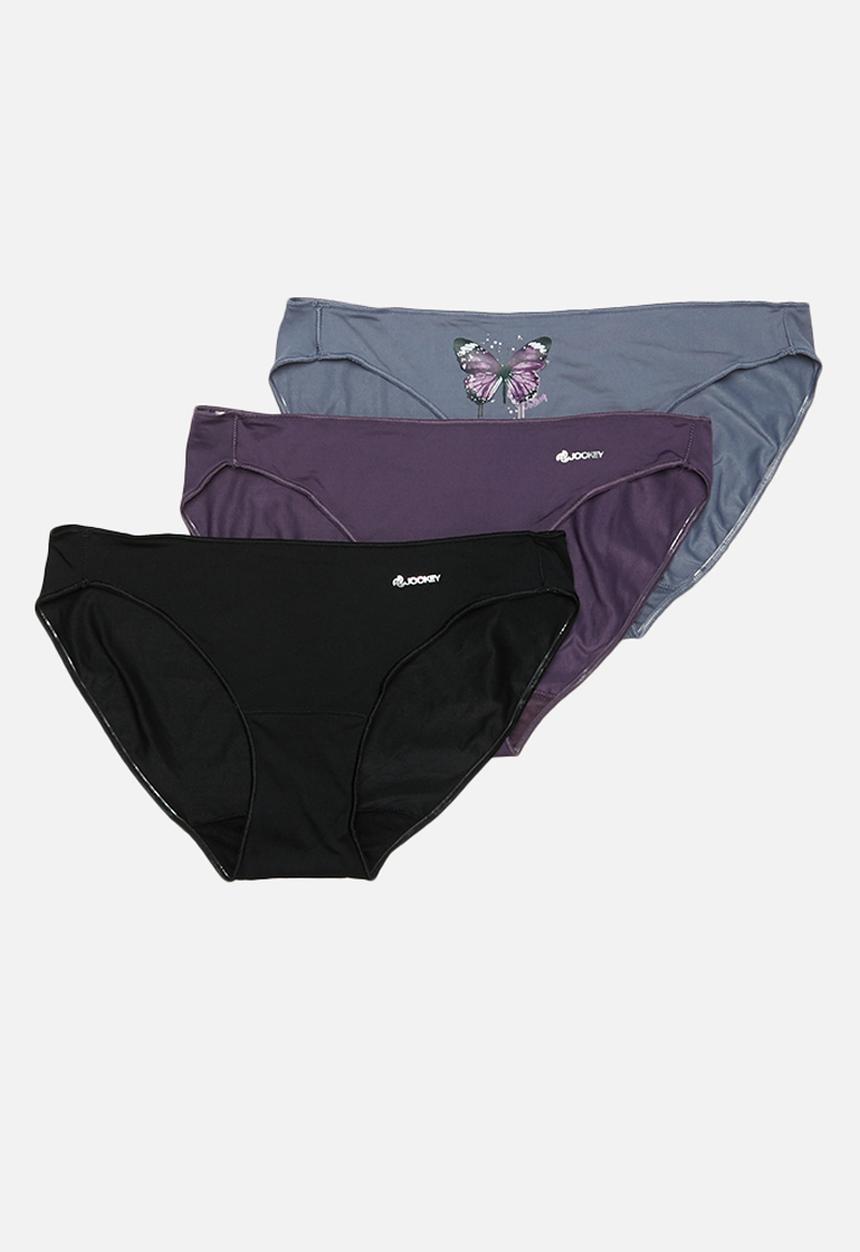 Jockey - 3 Pack no panty line bikini - multi 