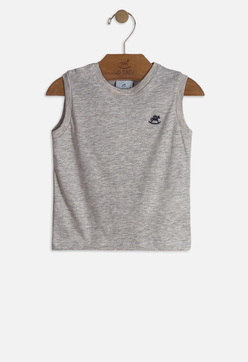 UP Baby - Baby boys tank top - grey