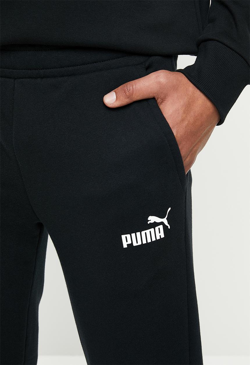 PUMA - Ess logo pants track pants - puma black