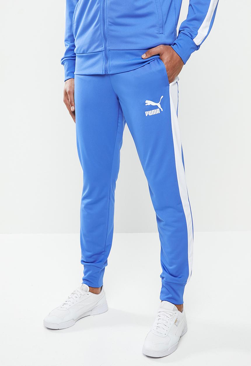 PUMA - Iconic t7 track pant - palace blue