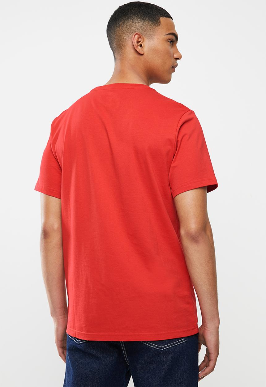 Converse - Converse repeated star chevron tee - red