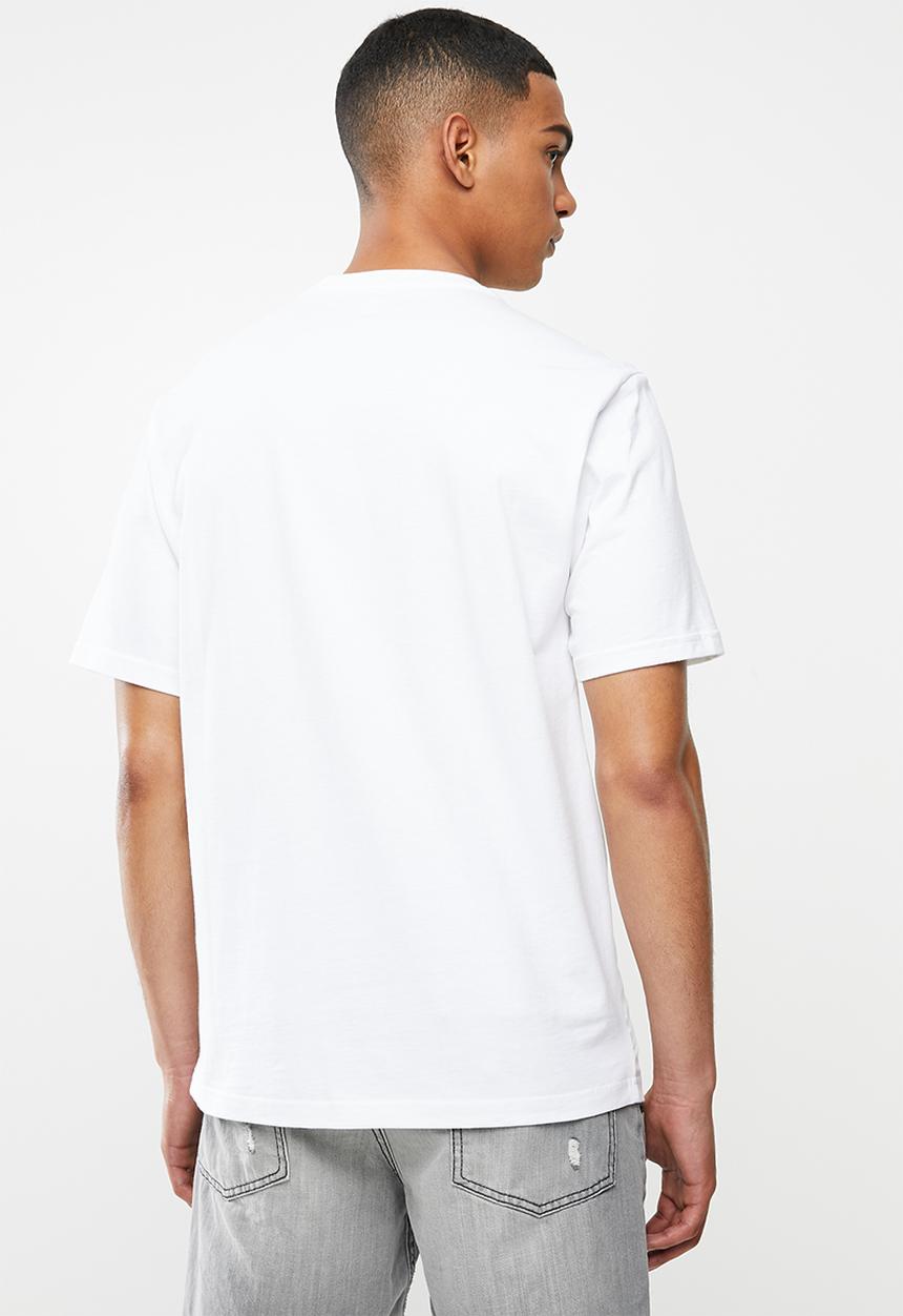 Converse - Converse repeated star chevron tee - white