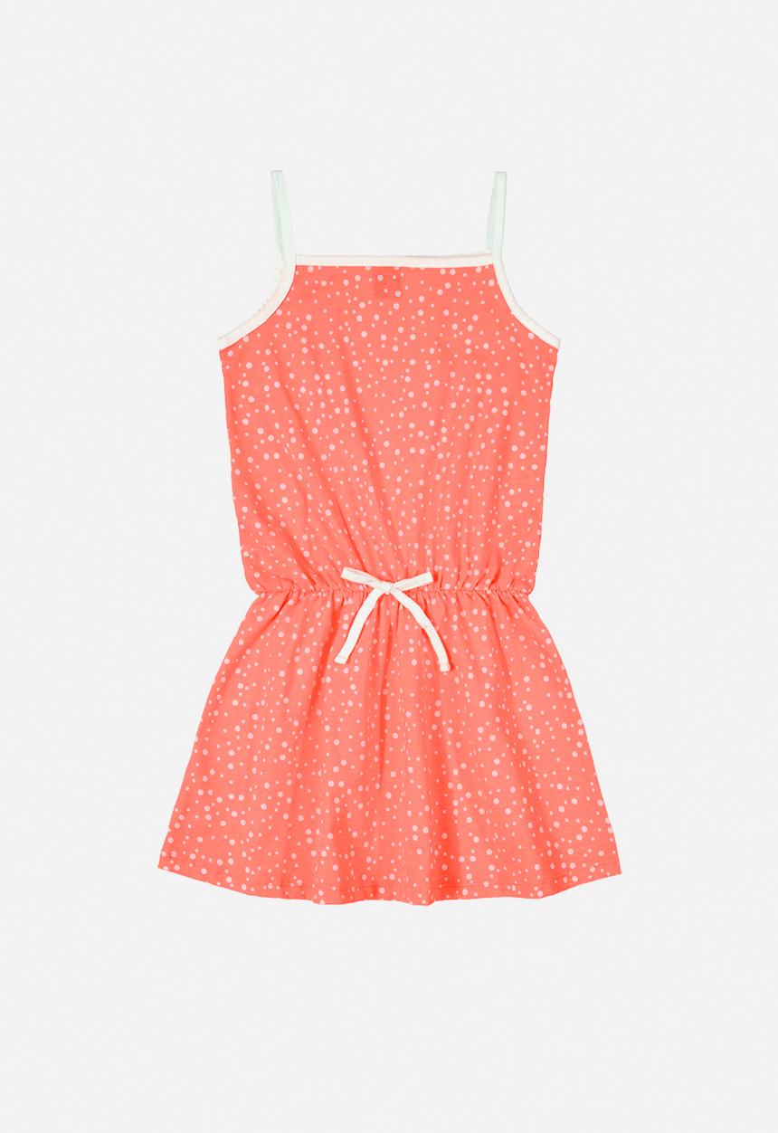 Bee Loop - Girls printed playsuit - light pink