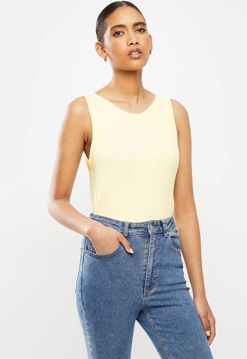 MANGO - Top ciela - yellow 