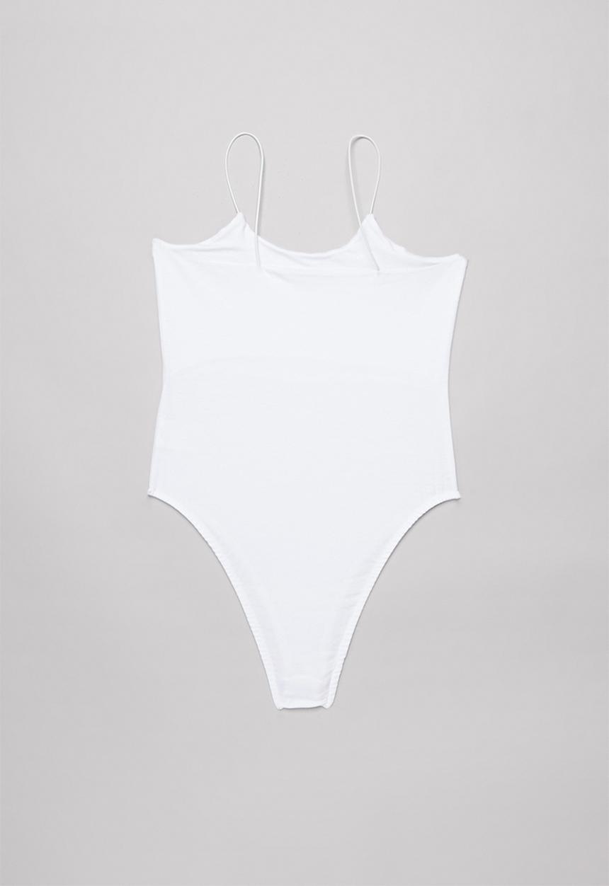 Superbalist - 2 Pack elastic strap bodysuit - black & white