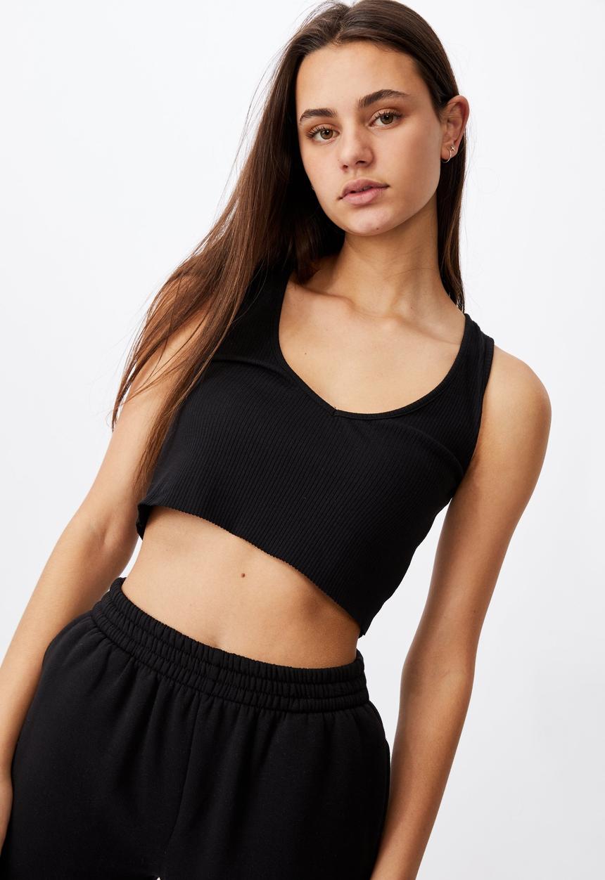 Factorie - Deep v tank - black