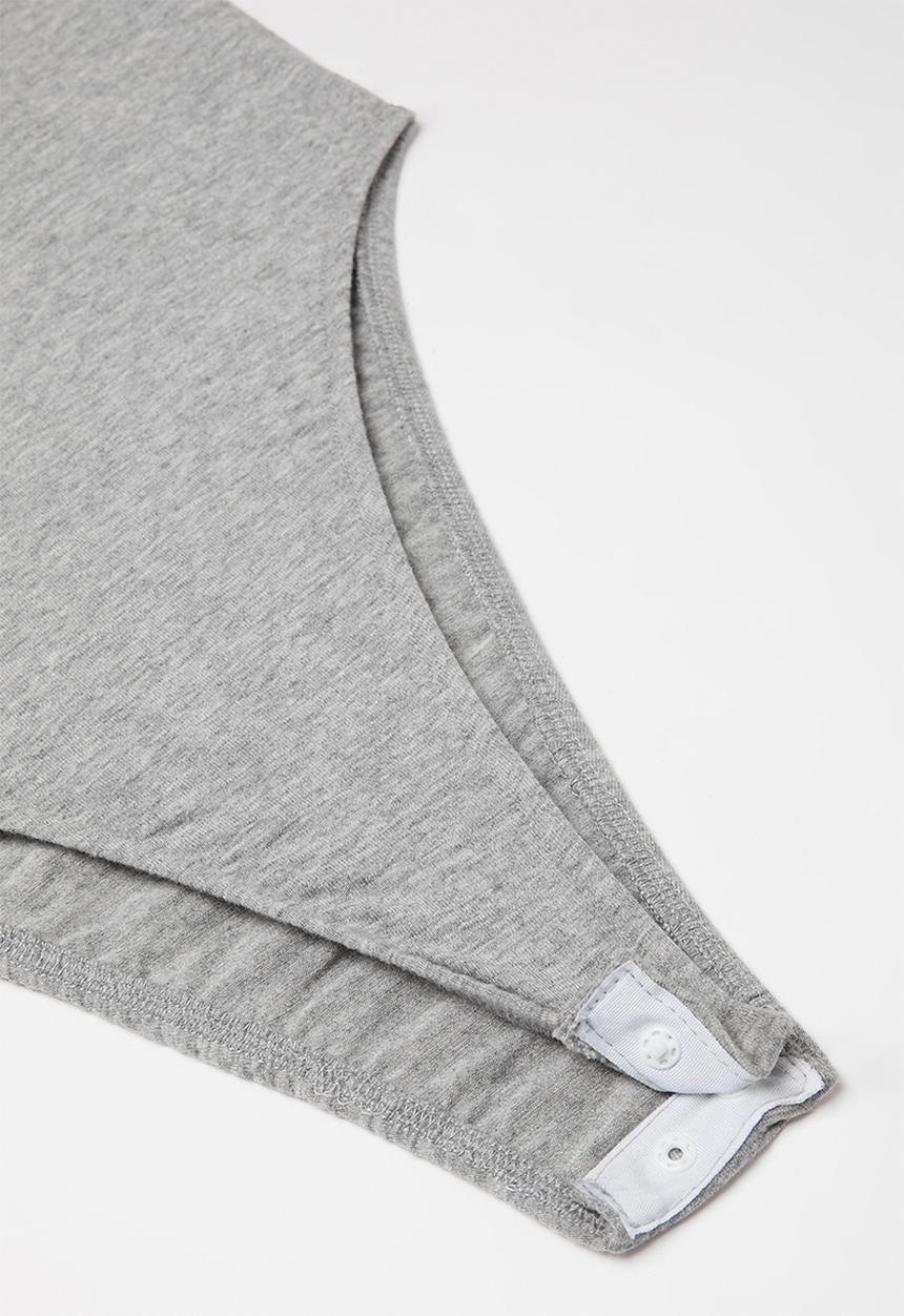 Superbalist - 2 Pack elastic strap bodysuit - pink & grey
