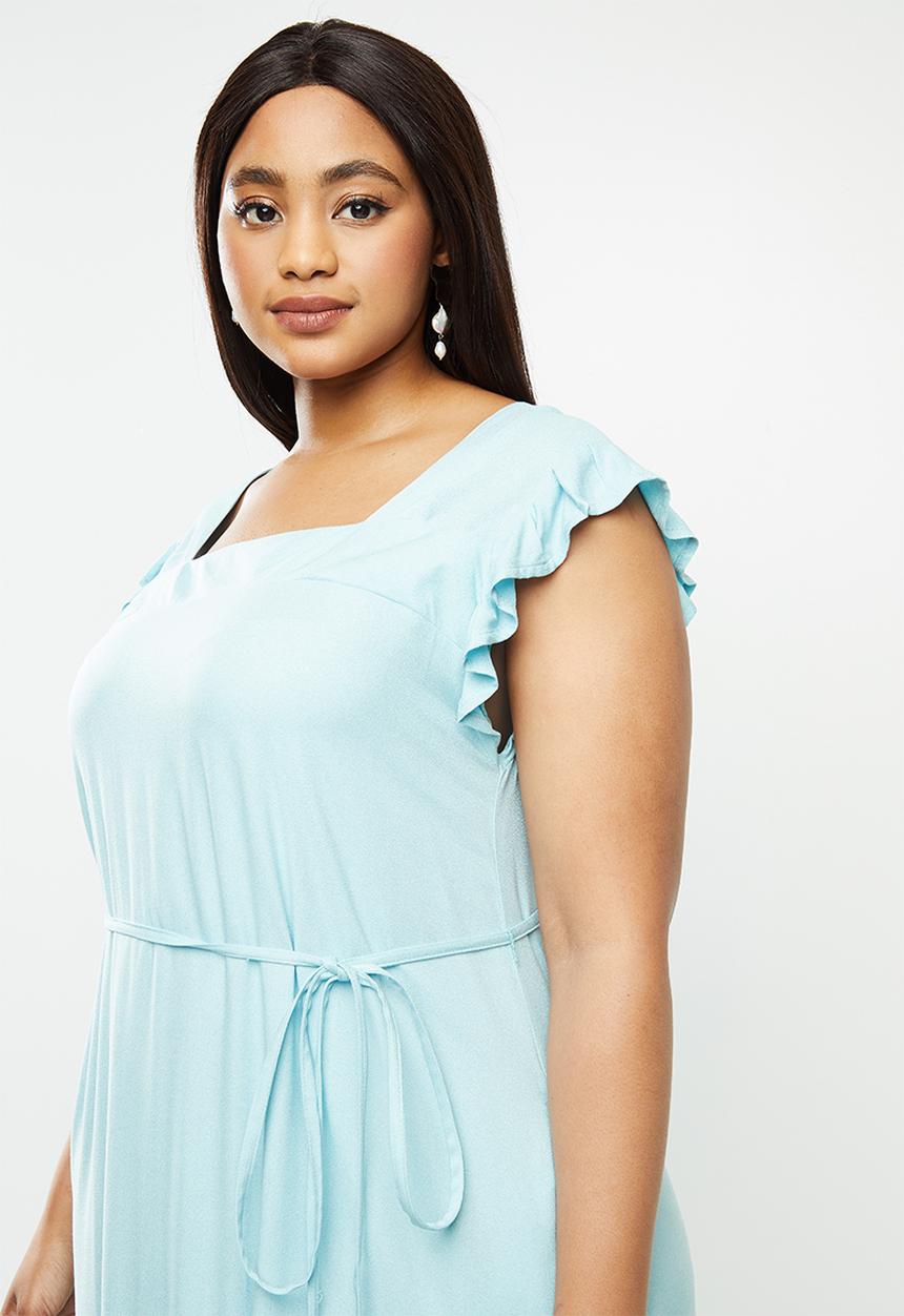 AMANDA LAIRD CHERRY - Plus cubhu dress - blue