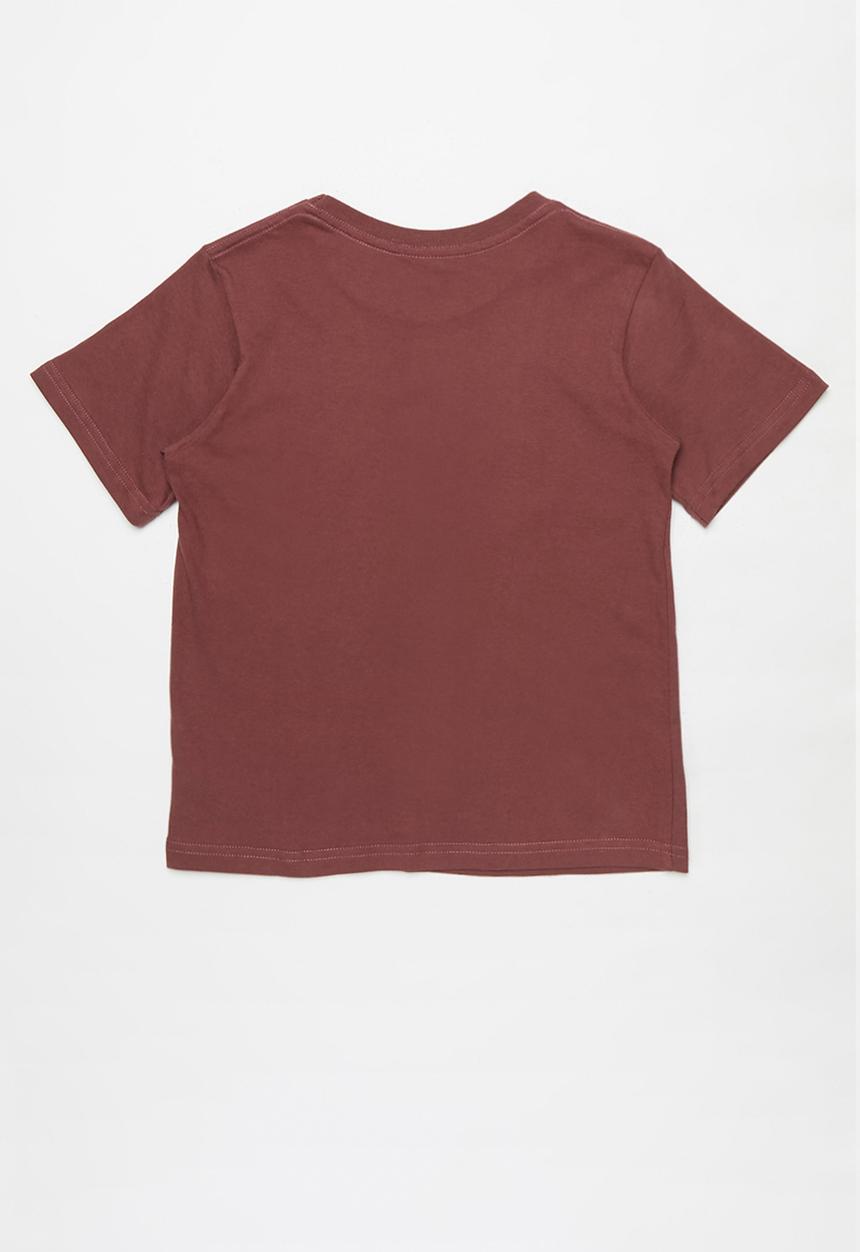 Fox - Burnout boys short sleeve tee - burgundy 