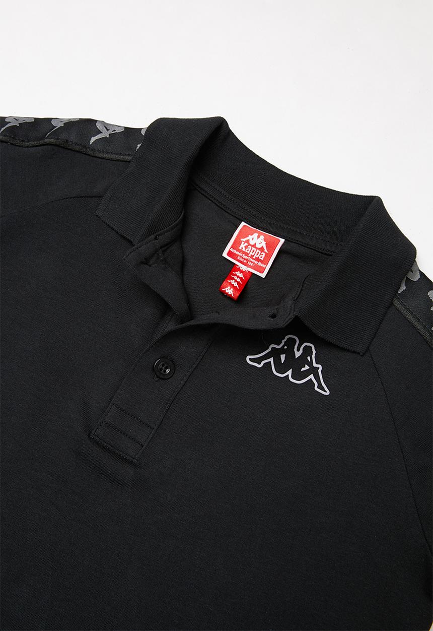 KAPPA - Banda estrel polo - black