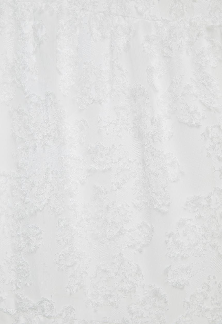 Superbalist - Textured fabric babydoll tiered dress  - milk