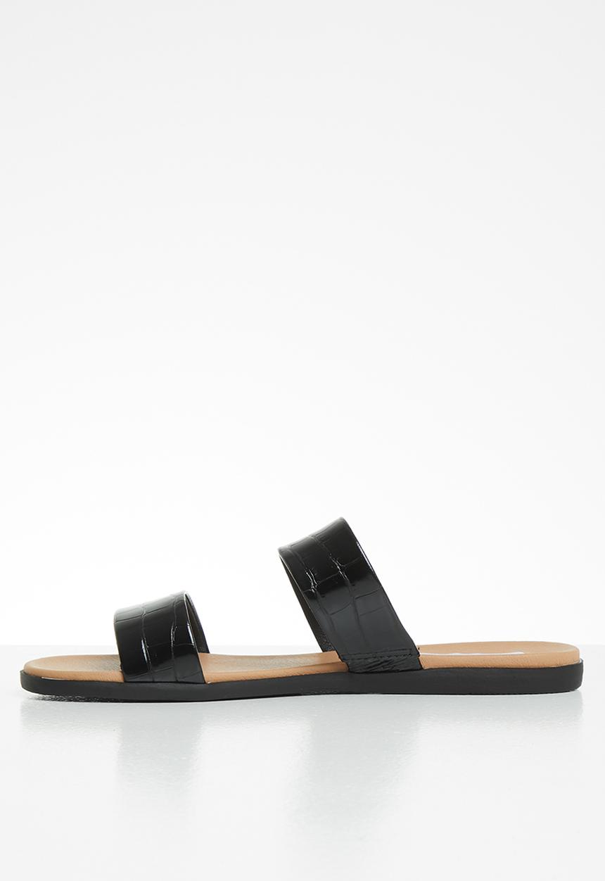 Steve Madden - Dual slide - black 