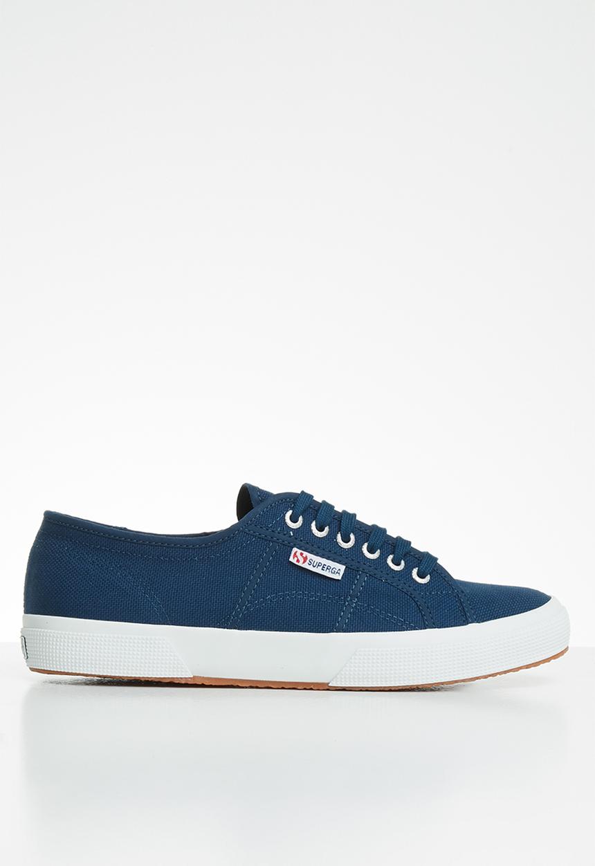 SUPERGA - 2750 White foxing - blue insignia