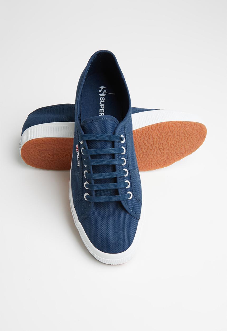 SUPERGA - 2750 White foxing - blue insignia